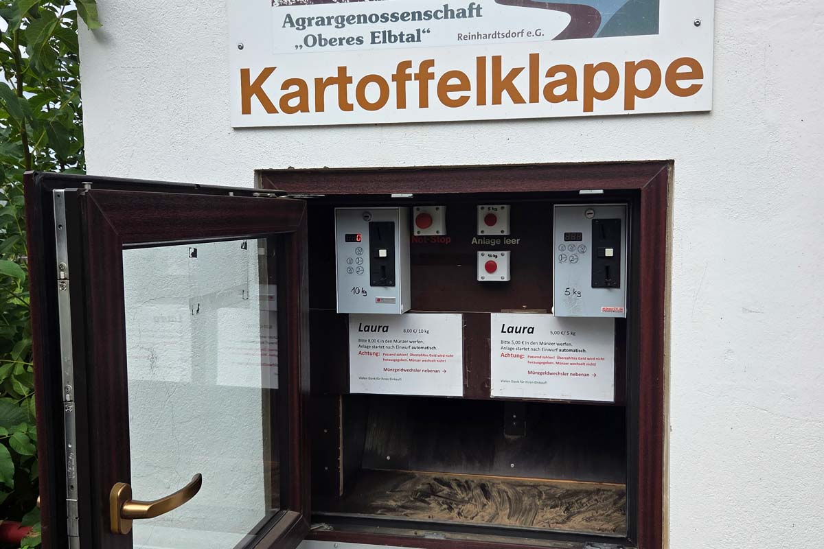 Frische Kartoffeln rund um die Uhr erhältlich Frische Kartoffeln rund um die Uhr erhältlich