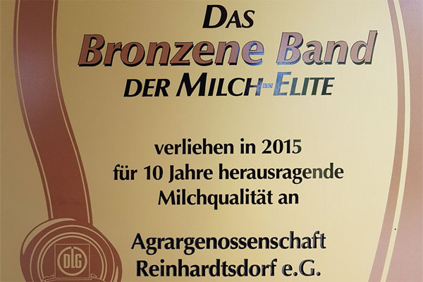 Das Bronzene Band der Milch-Elite